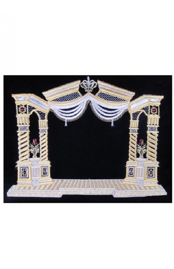 סט תיקים לטלית ותפילין "שער וילנא" (זהב וכסף) | Gifts 4 Jewish| 🔯 | חנות  יודאיקה, מתנות יהודיות, אמנות יהודית 🔯